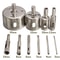 10Piece DiamondCoated Core Drill Bit Set 7