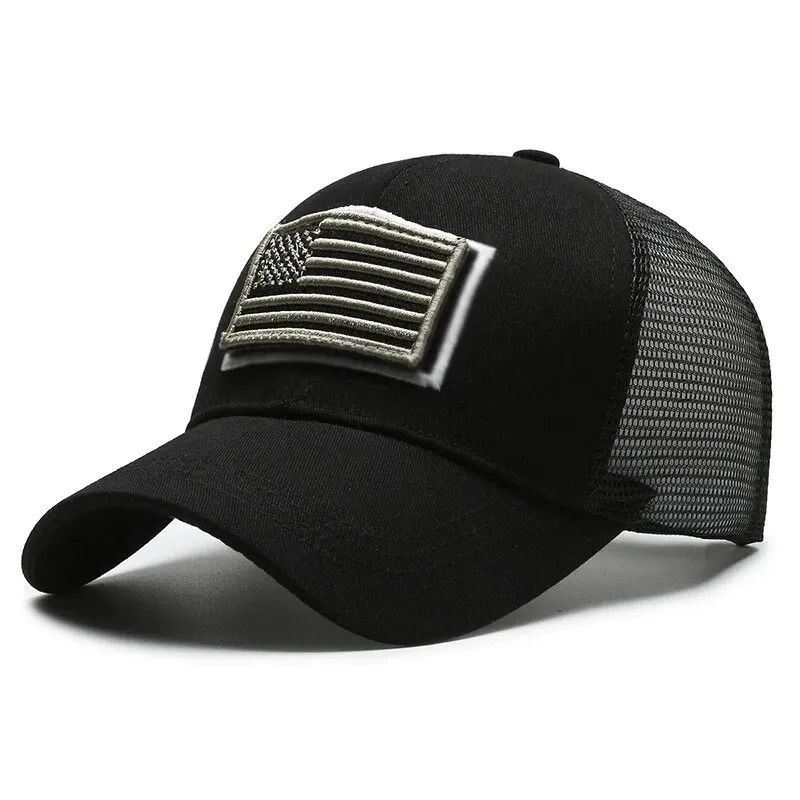 Breathable Mesh Tactical Embroidery Baseball Cap 1