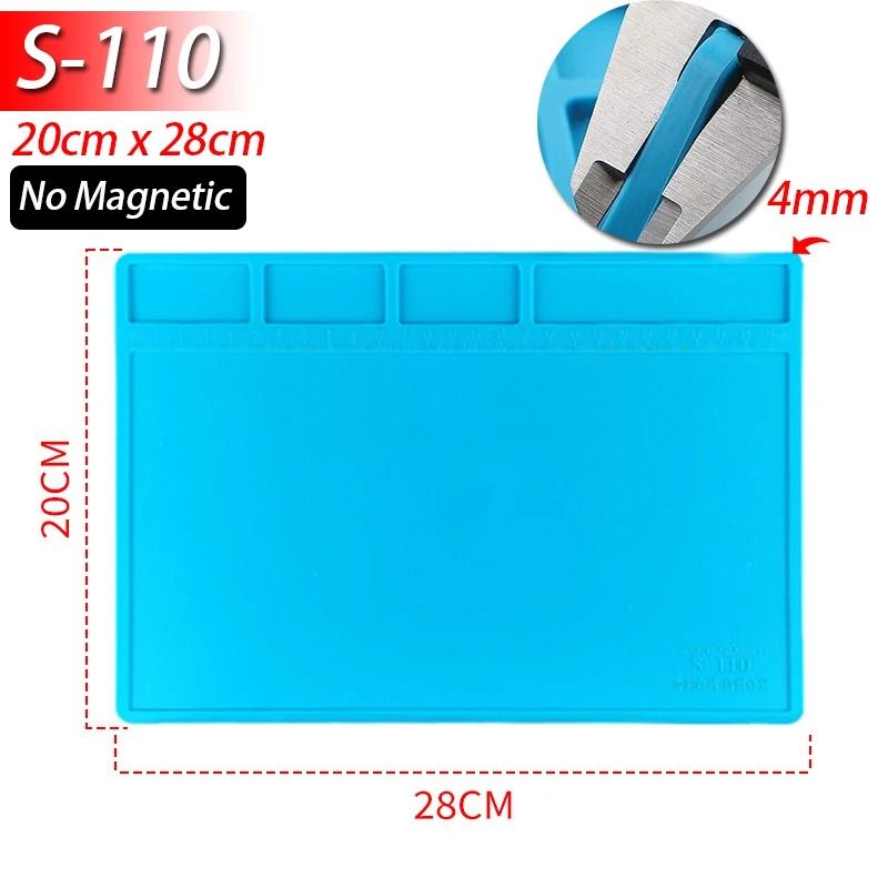 HeatResistant Magnetic Soldering Station Mat 10