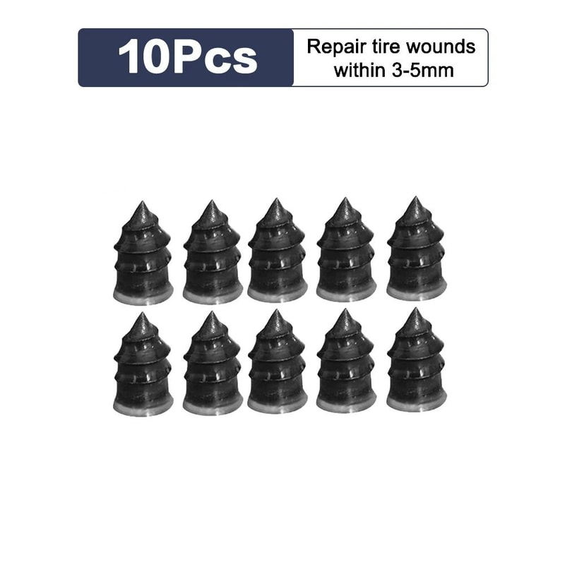 SelfService Tire Repair Rubber Nail Set 10