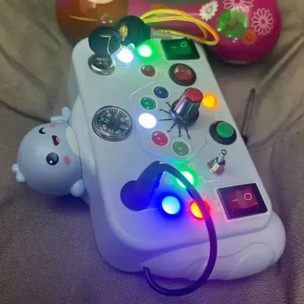 Montessori LED Sensory Busy Board 3
