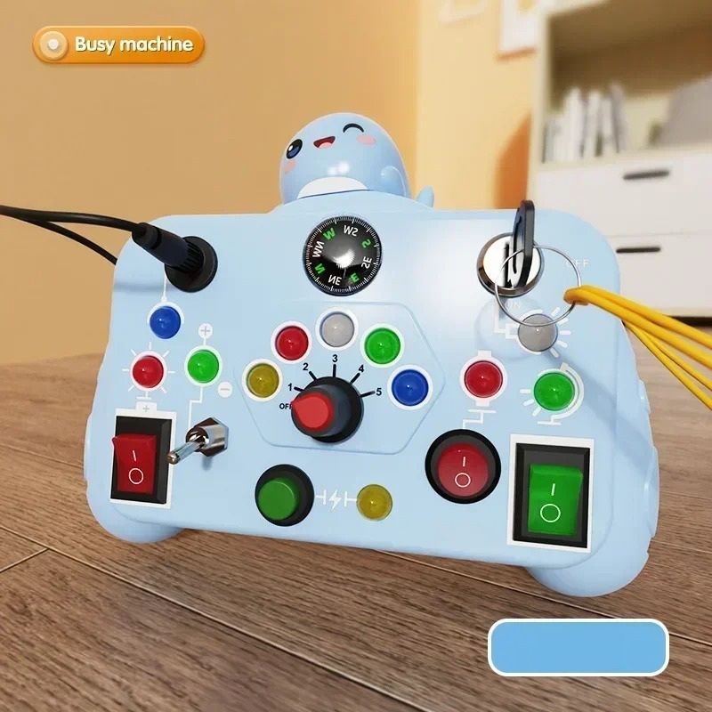 Montessori LED Sensory Busy Board 11