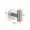 Stainless Steel HeavyDuty Adhesive Hooks 1