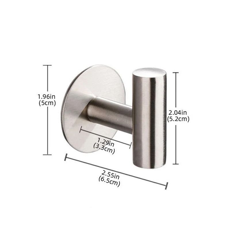 Stainless Steel HeavyDuty Adhesive Hooks 1