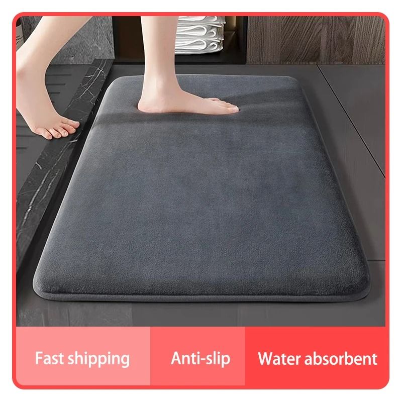 UltraAbsorbent Coral Velvet Bath Mat 0