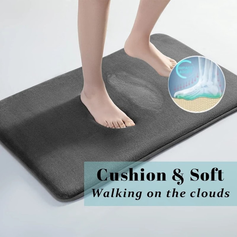 UltraAbsorbent Coral Velvet Bath Mat 2