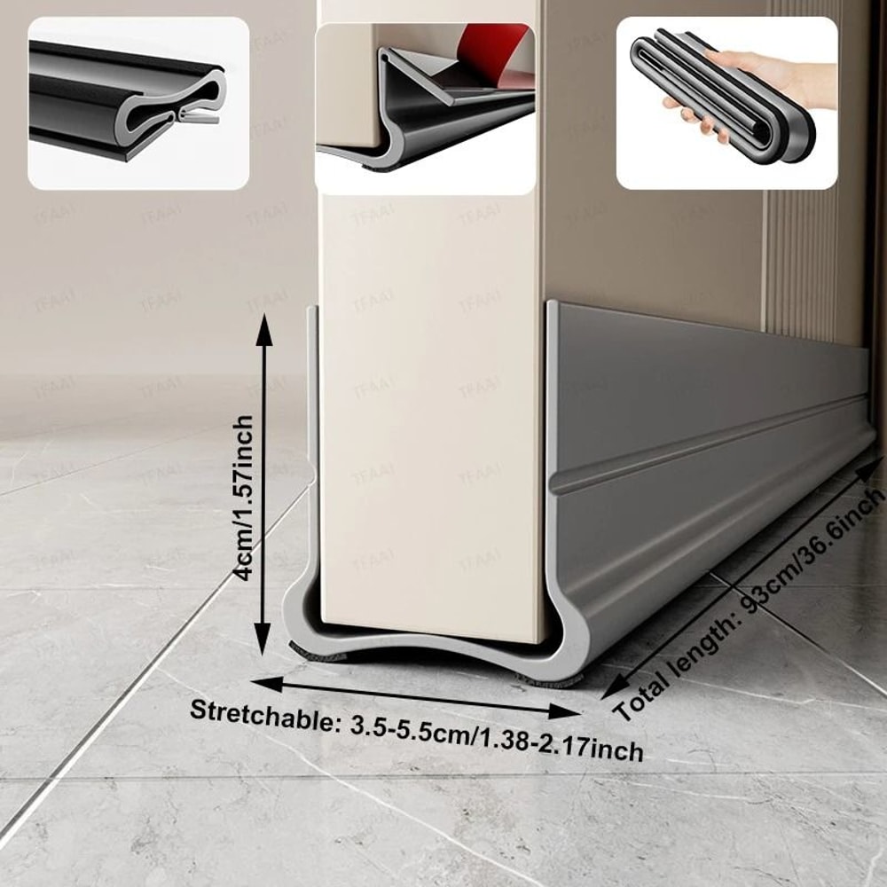 HighVelocity UnderDoor Draft Shield 11