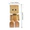 Mini Shaking Wooden Man Magnetic Car Air Freshener Holder 5