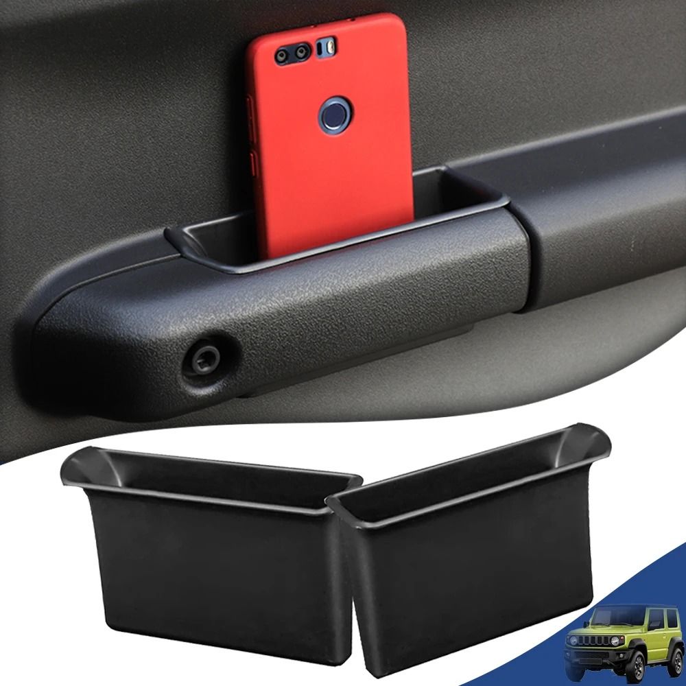Jimny Interior Door Armrest Storage Box Organizer Trays 1