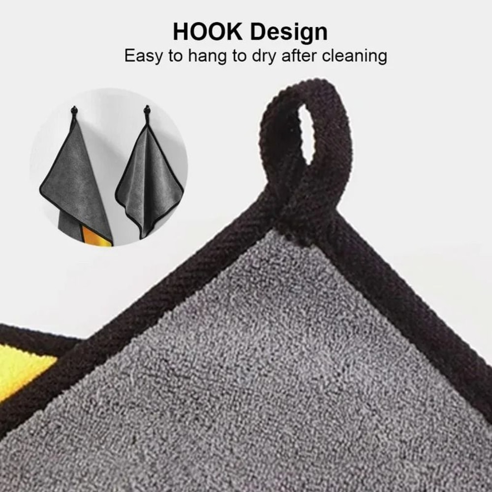 UltraAbsorbent Thickened Microfiber Car Wash Detailing Towels 6