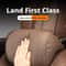 Luxury Nappa Leather Breathable Car Headrest Neck Pillow 3