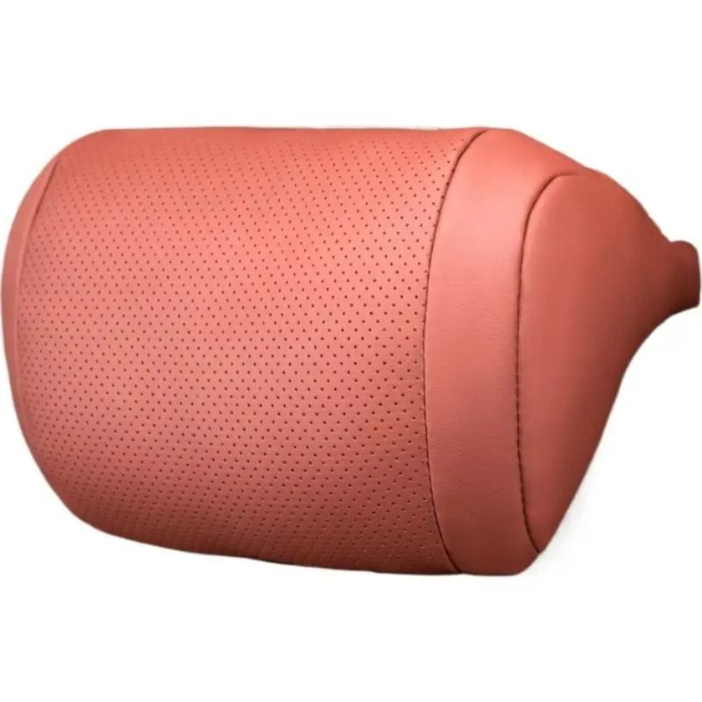 Luxury Nappa Leather Breathable Car Headrest Neck Pillow 8