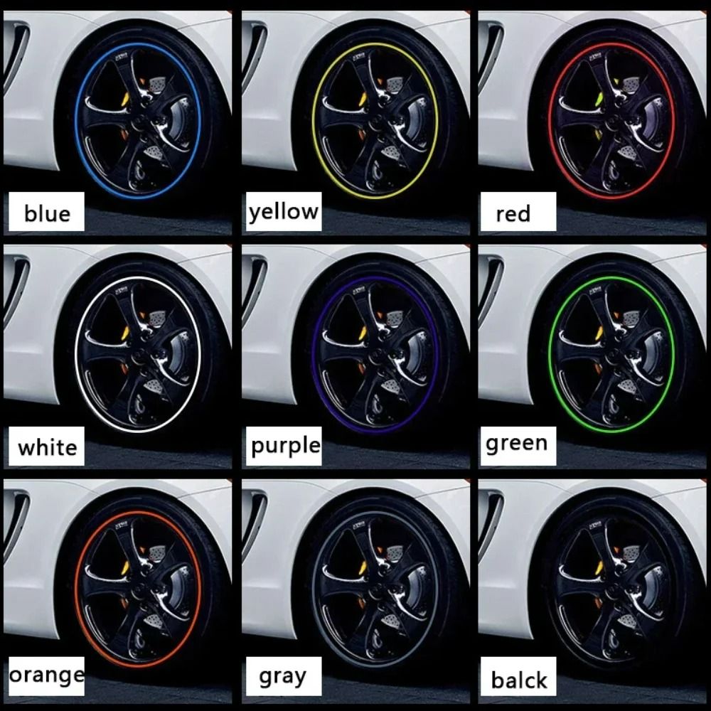 Car Rim Protection Strip Wheel Edge Protector 5