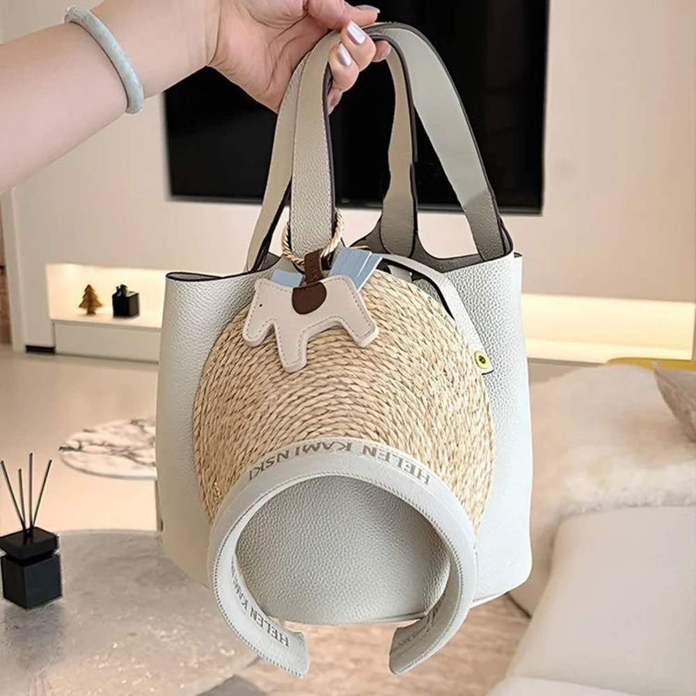 Premium Magnetic Leather Hat Clip For Travel Bags 3