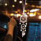 DiamondEncrusted Flower Dreamcatcher Luxury Car Pendant 1