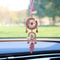 DiamondEncrusted Flower Dreamcatcher Luxury Car Pendant 6