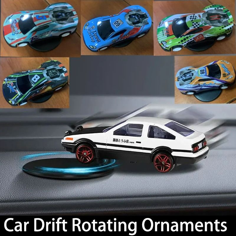 Interactive Drifting Racing Car Dashboard Ornament 0