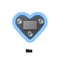 Universal SolarPowered Heart Neon Car Window Decoration 10