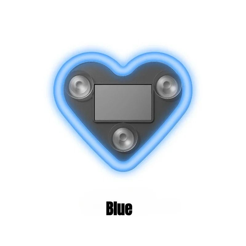 Universal SolarPowered Heart Neon Car Window Decoration 10