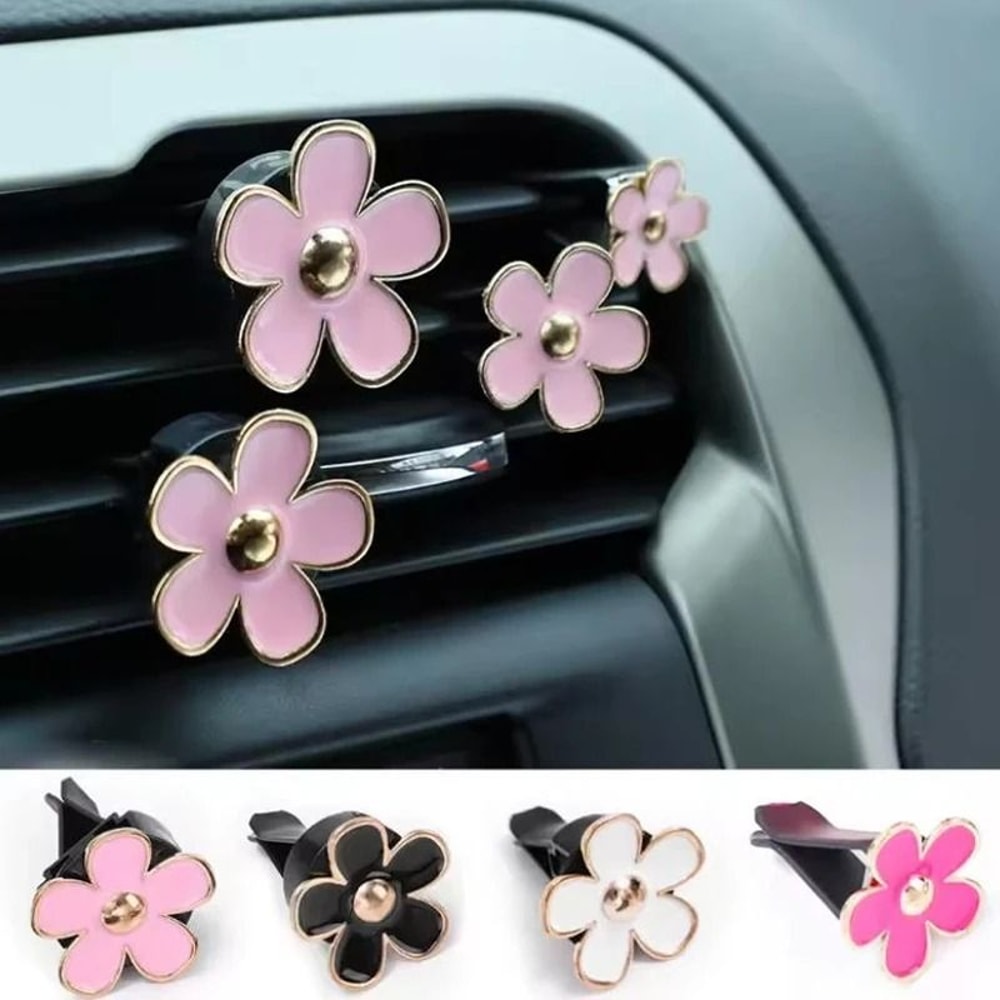Creative Flower Air Vent Perfume Clip Aroma Diffuser 1