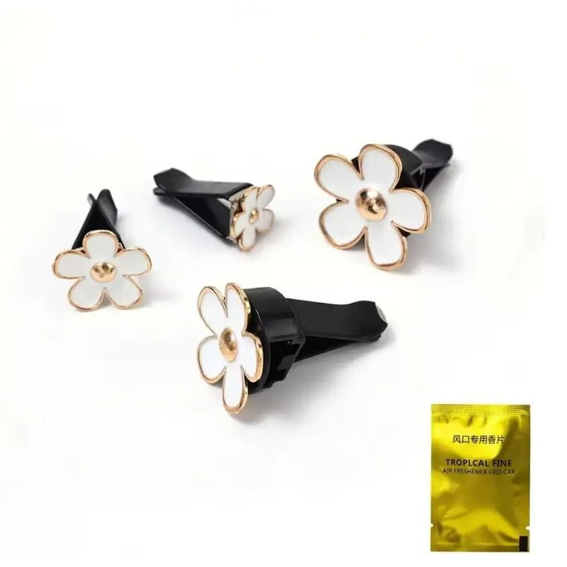 Creative Flower Air Vent Perfume Clip Aroma Diffuser 7