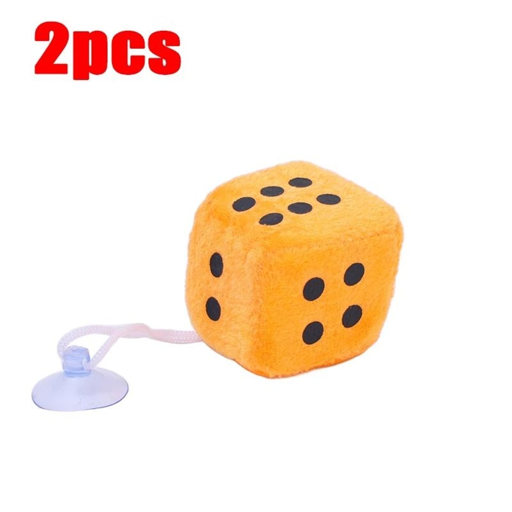 Classic Plush Velvet Hanging Car Dices 10