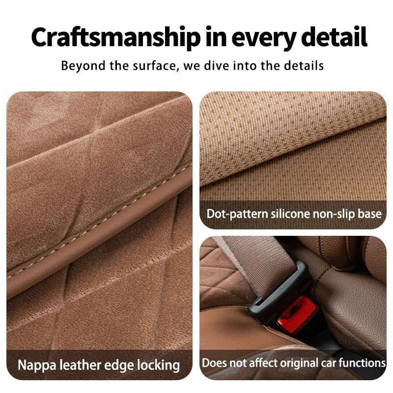 Universal Luxury Flannel Car Seat Protector NonSlip Cushion 4