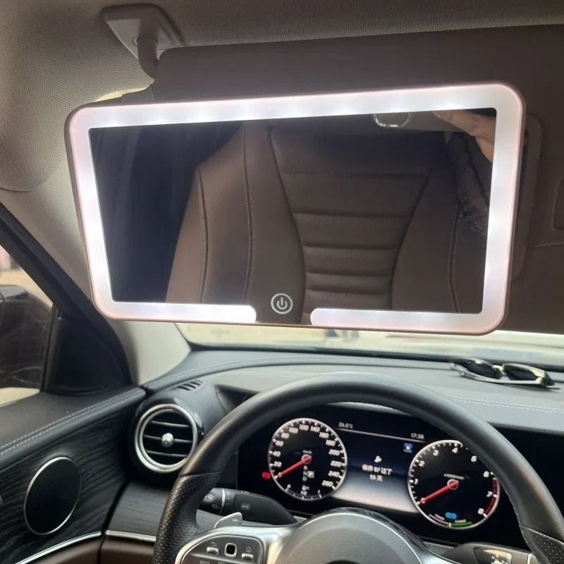 Universal Rechargeable HD LED Car Vanity Mirror 5