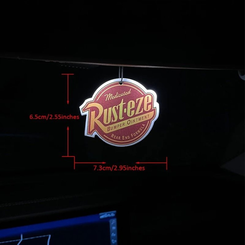 Rusteze Iconic Logo Car Air Freshener Perfume Pendant 3