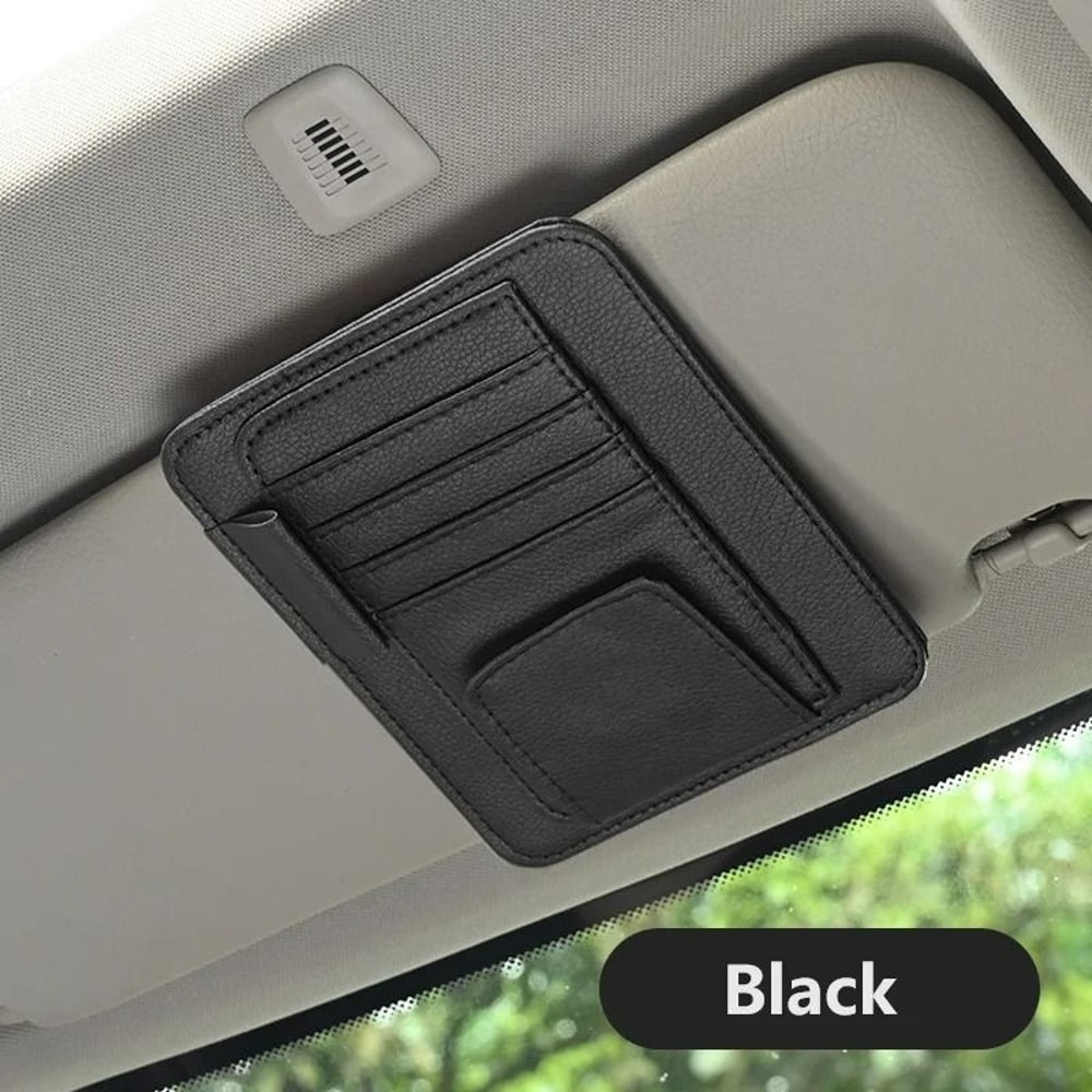 MultiFunctional Sun Visor Storage Organizer Card Clip 6