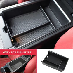 center console armrest organizer tray