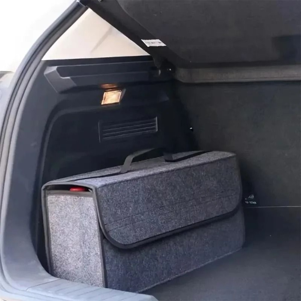 Portable AntiSlip Felt Car Trunk Organizer 4