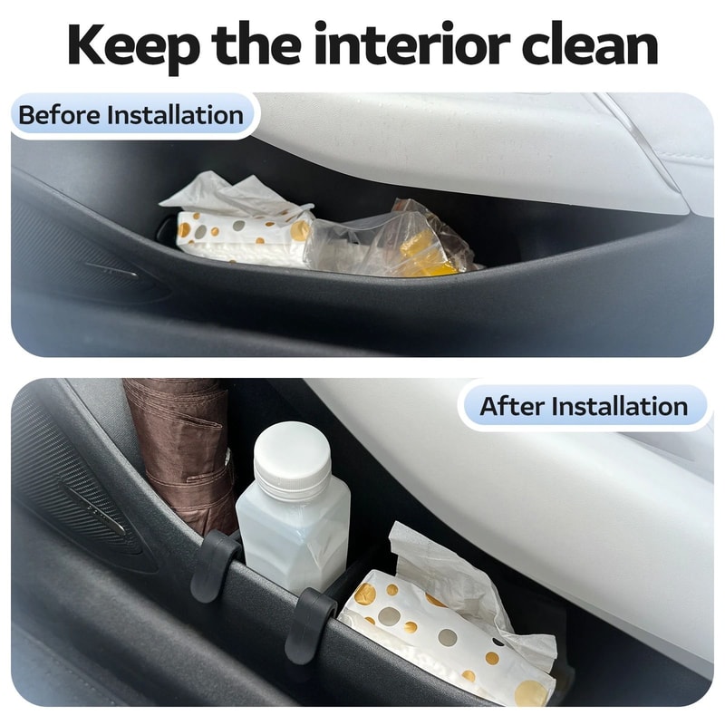 Universal Silicone Car Door Storage Slot Partition 4