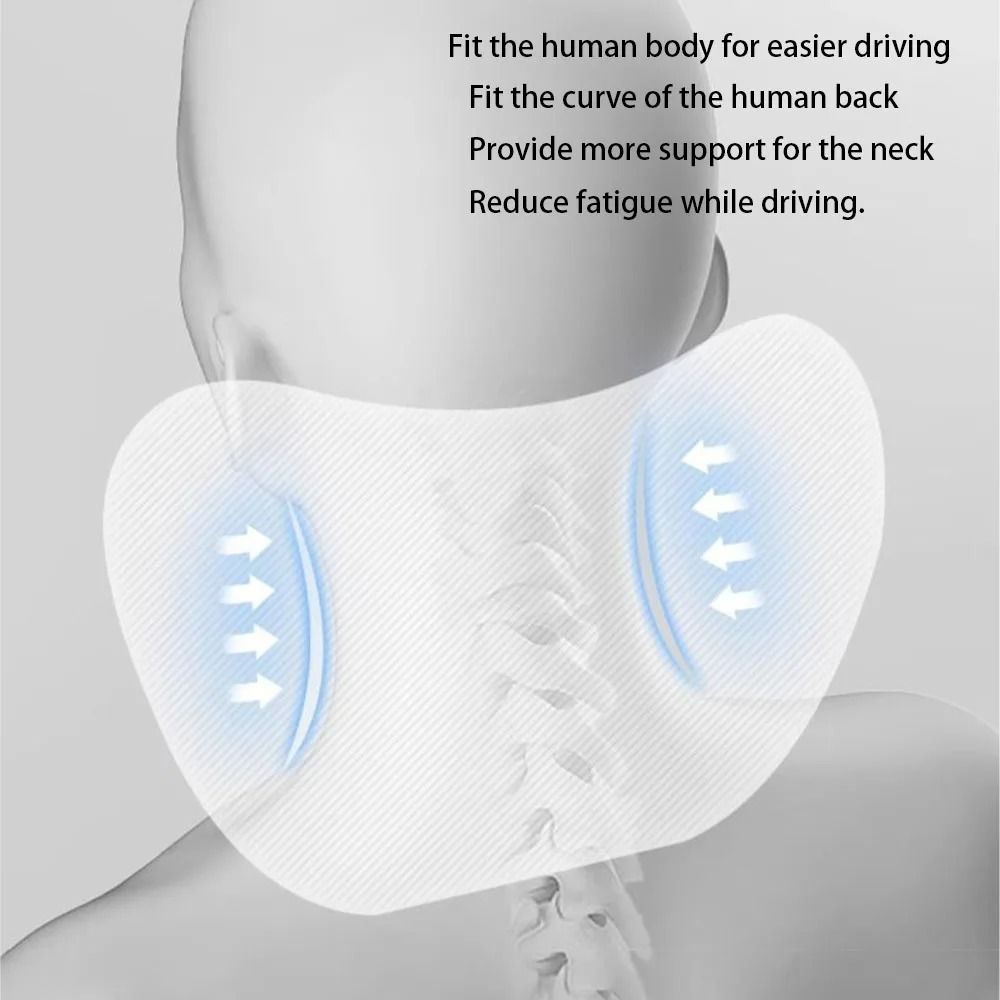 Ergonomic Memory Foam Lumbar Neck Support Set 2