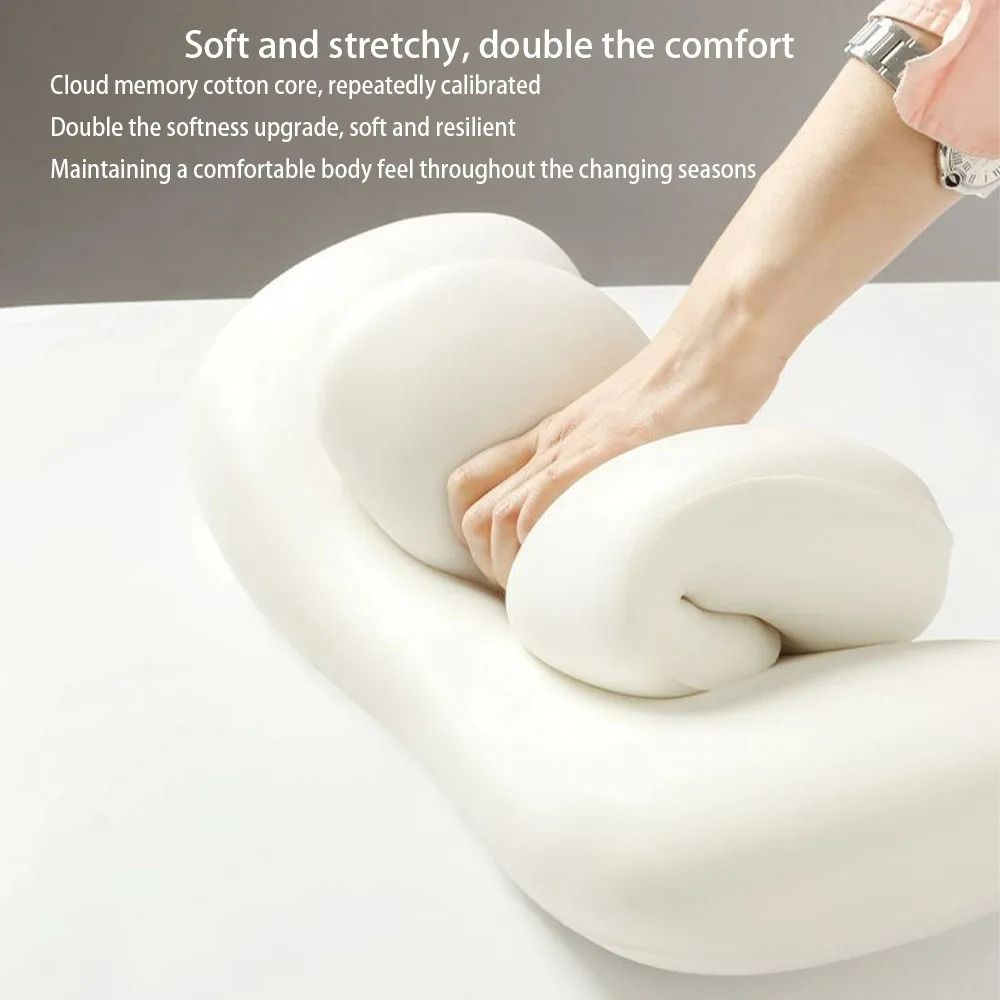Ergonomic Memory Foam Lumbar Neck Support Set 4