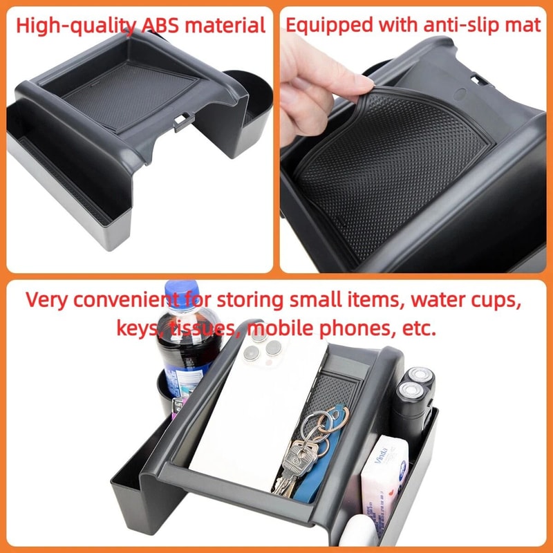 Gear Shift Console Organizer Integrated Cup Holder 4