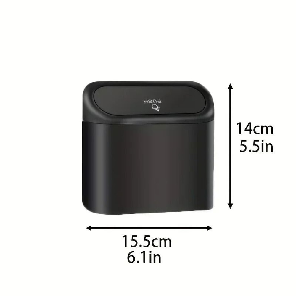 Universal Clamshell Car Trash Bin Hanging Storage Case 6