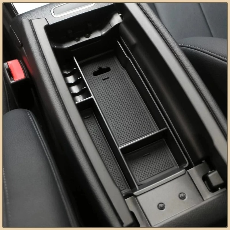Center Console Armrest Storage Box Interior Organizer 2