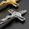 Christian Metal Wood Crucifix Dashboard Ornament 4