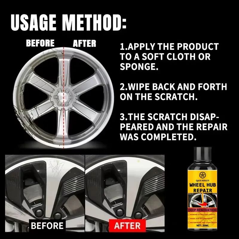 Aluminum Alloy Wheel Rim Repair Kit 6