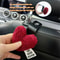 Plush HeartShaped Car Seatback Hooks 3