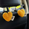Plush HeartShaped Car Seatback Hooks 7