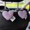 Plush HeartShaped Car Seatback Hooks 11