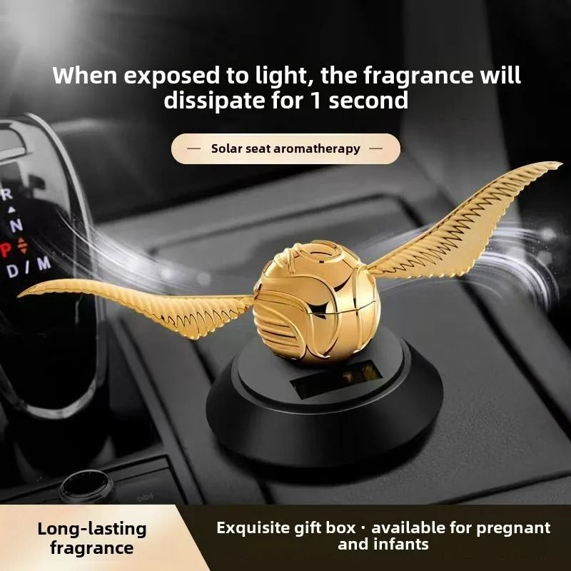 SolarPowered Smart Rotating Car Aromatherapy 6