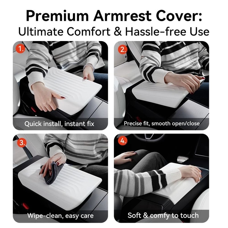 Tesla Armrest SoftTouch Protective Case 6