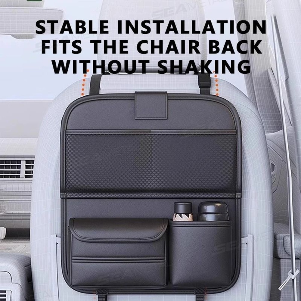 Backseat Storage Infrastructure Foldable Tray Series HighYield Interior Interaction Hub 3