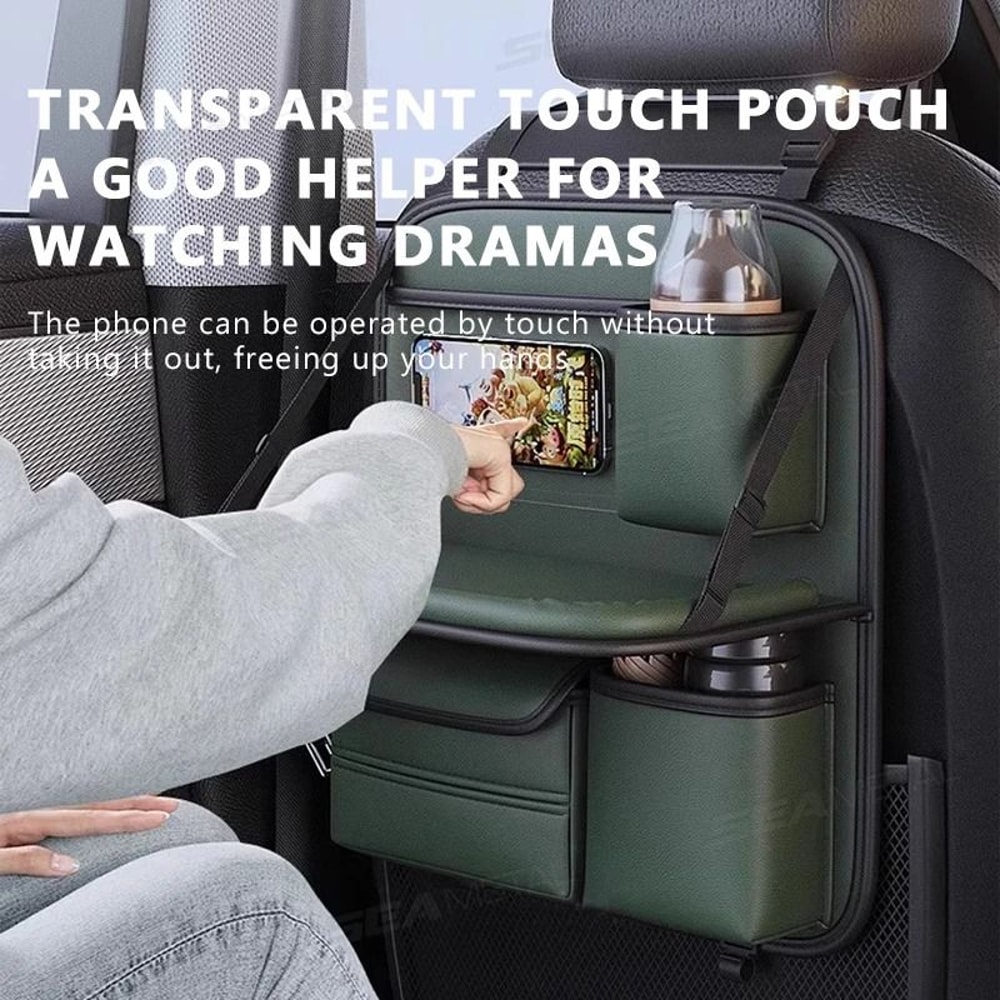 Backseat Storage Infrastructure Foldable Tray Series HighYield Interior Interaction Hub 4