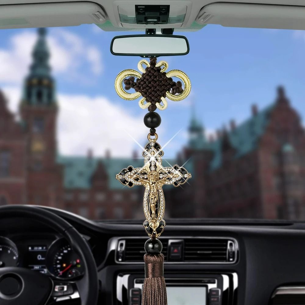 Crucifixion Mirror Suspension Jesus Figure Cross Series HighYield Spiritual Interaction Hub 2