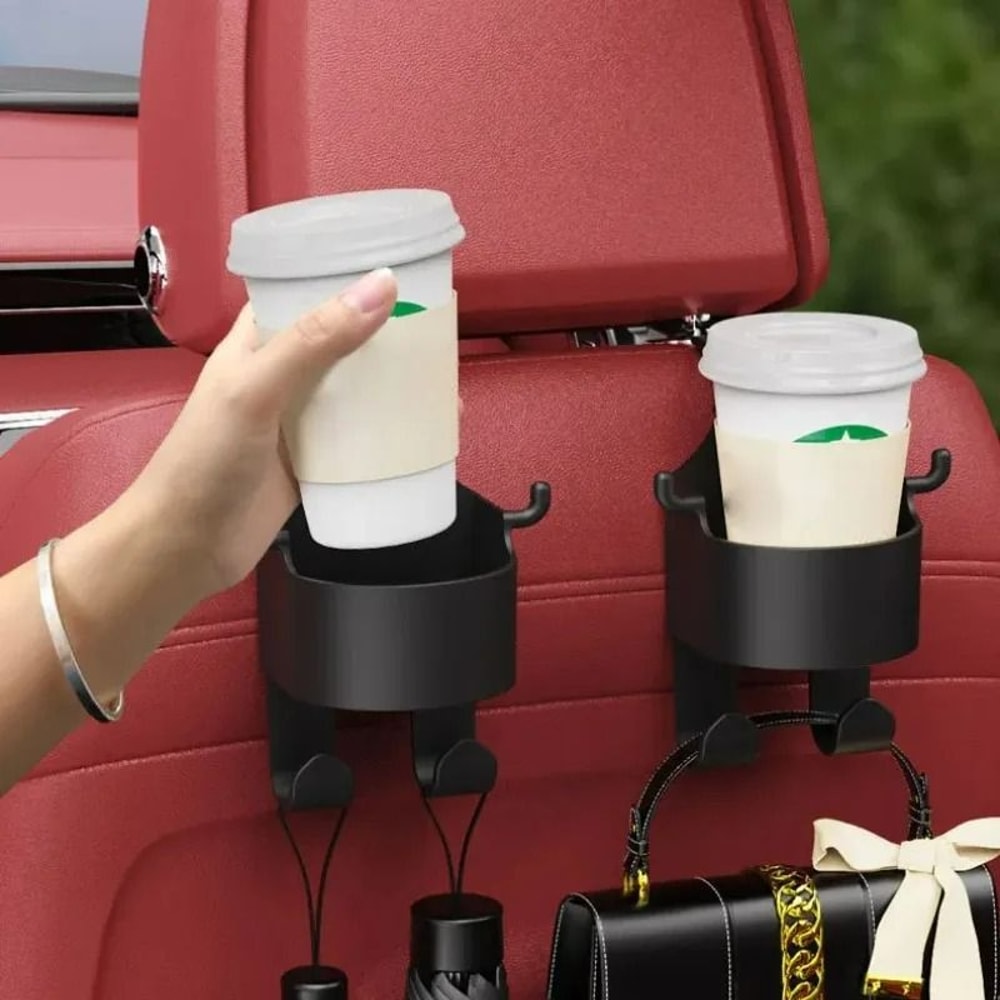 Universal SeatHeadrest Organizer Cup Holder Storage Series HighYield Interior Interaction Hub 3