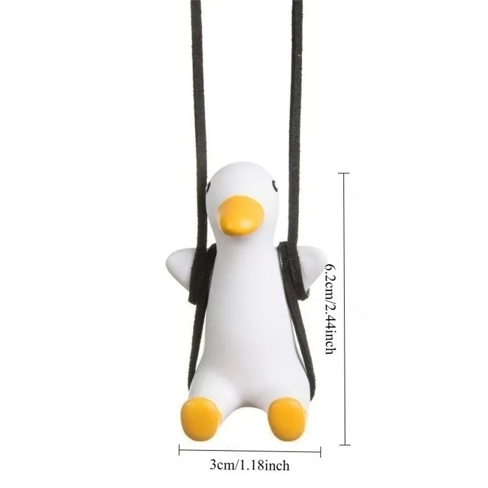 Cute Swing Duck Car Hanging Ornament 4